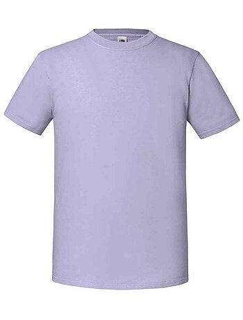 Camiseta iconic 195 premium de algodón ringspun para hombre - fruit of the loom