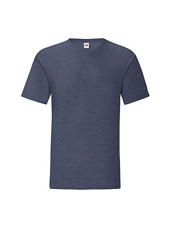 Camiseta iconic de jaspeado para adultos unisex - fruit of the loom