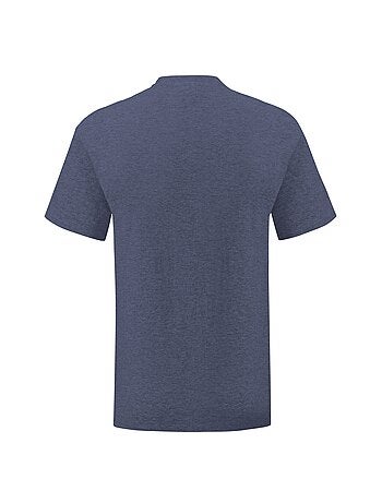 Camiseta iconic de jaspeado para adultos unisex - fruit of the loom