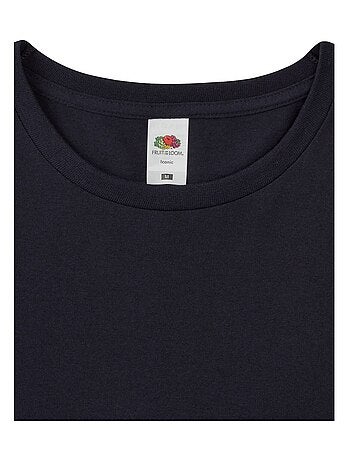 Camiseta iconic de manga larga para adultos unisex - fruit of the loom