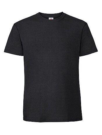 Camiseta iconic premium de algodón ringspun para hombre - fruit of the loom