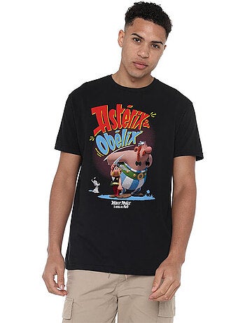 Camiseta idefix together para adultos unisex - asterix