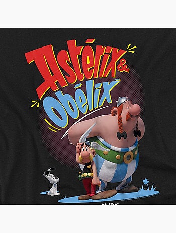 Camiseta idefix together para adultos unisex - asterix