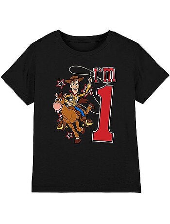 Camiseta i'm 1 de woody cumpleaños para niños/niñas - toy story