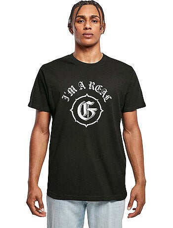 Camiseta i'm a real g para hombre - mister tee