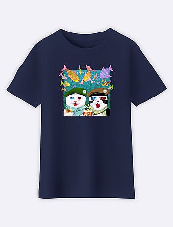 Camiseta infantil 3D