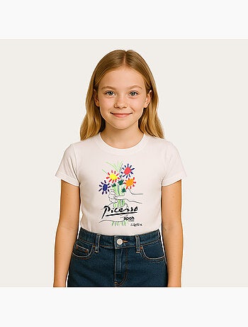 Camiseta infantil APOH PICASSO FLOWERS