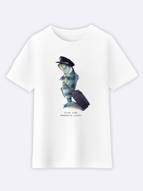 Camiseta infantil BAG PILOT - Kiabi
