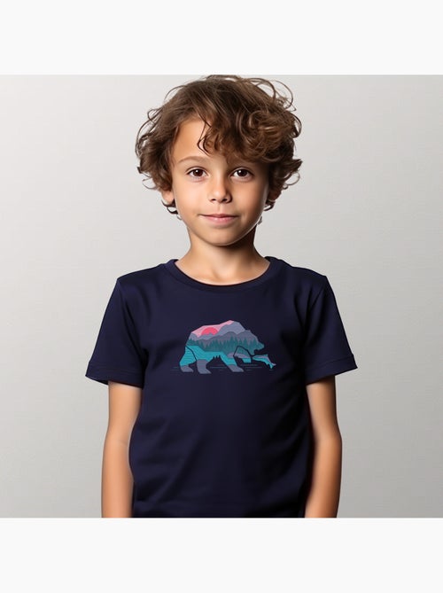 Camiseta infantil BEAR COUNTRY - Kiabi