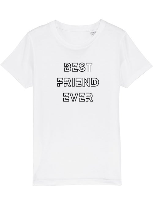 Camiseta infantil BEST FRIEND EVER - Kiabi