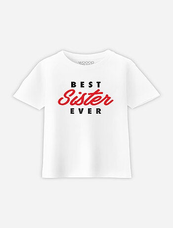 Camiseta infantil BEST SISTER EVER