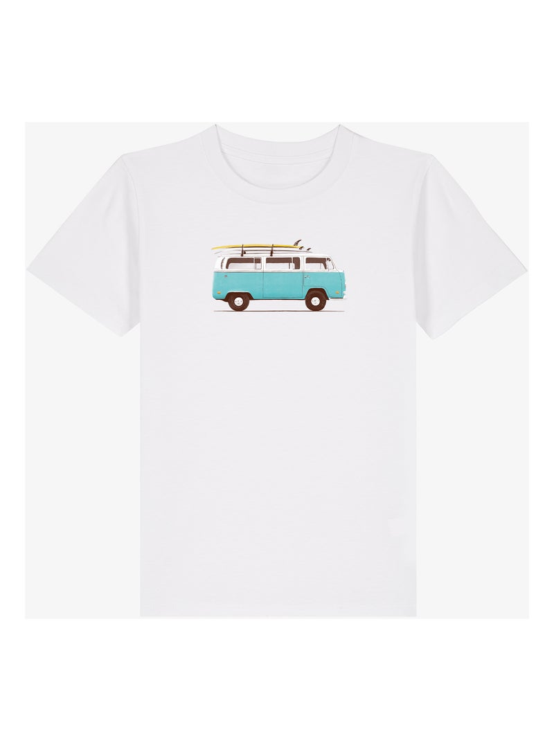Camiseta infantil BLUE VAN Blanco - Kiabi