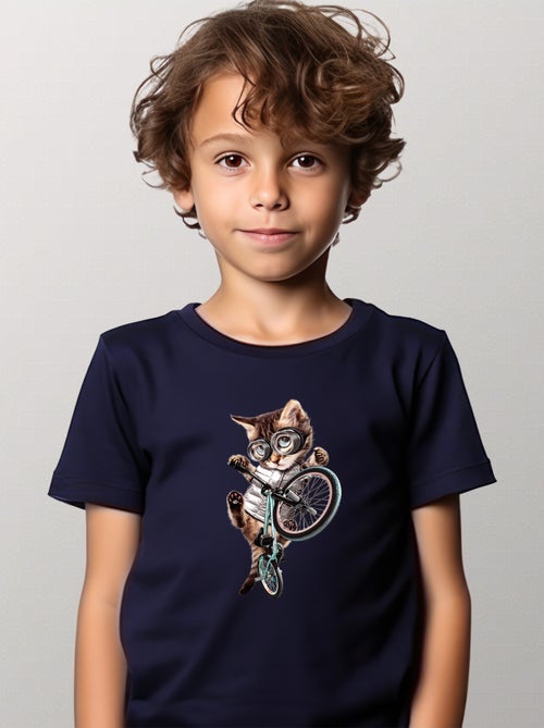 Camiseta infantil BMX CAT - Kiabi