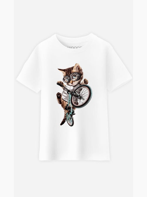 Camiseta infantil BMX CAT - Kiabi