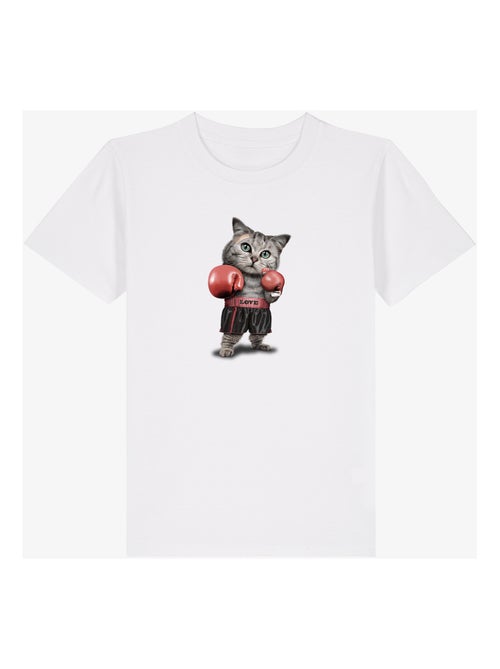 Camiseta infantil BOXING CAT - Kiabi