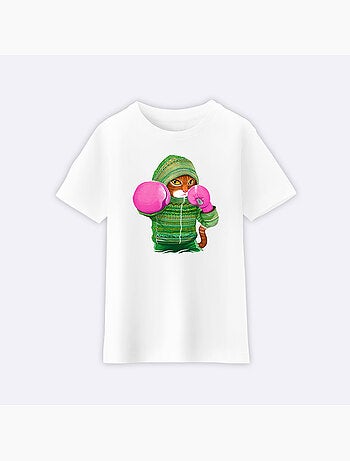 Camiseta infantil BOXING CAT GINGER