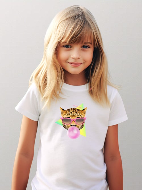 Camiseta infantil BUBBLE GUM LEO - Kiabi