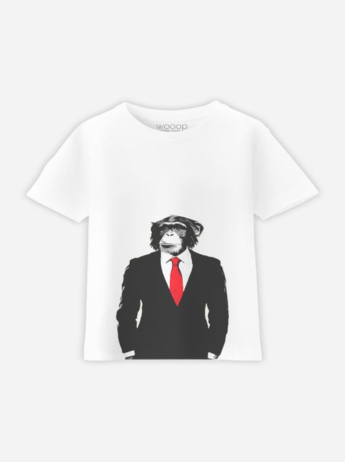 Camiseta infantil BUSINESS MONKEY - Kiabi