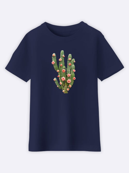 Camiseta infantil CACTUS AND ROSES - Kiabi