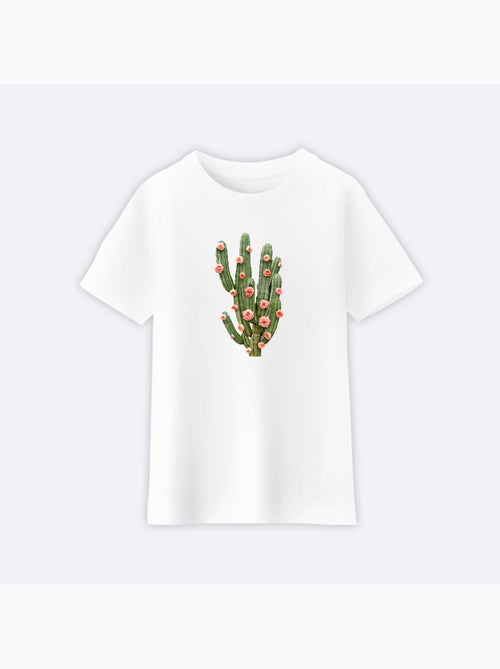 Camiseta infantil CACTUS AND ROSES - Kiabi