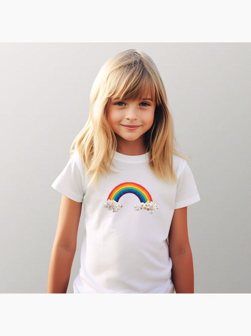 Camiseta infantil CANDY RAINBAW - Kiabi