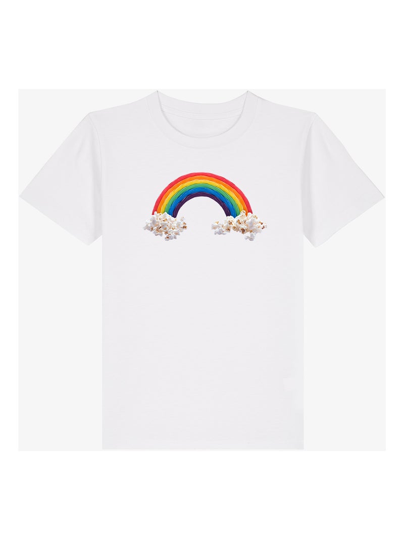 Camiseta infantil CANDY RAINBAW Blanco - Kiabi