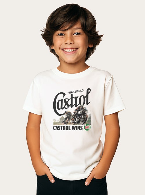 Camiseta infantil CASTROL WINS - Kiabi