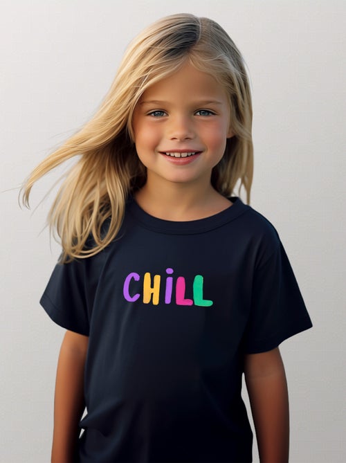 Camiseta infantil CHILL COLOR - Kiabi