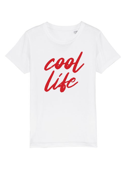 Camiseta infantil COOL LIFE WAF - Kiabi