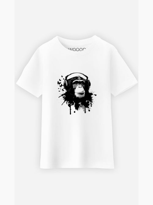 Camiseta infantil CREATIVE MONKEY - Kiabi