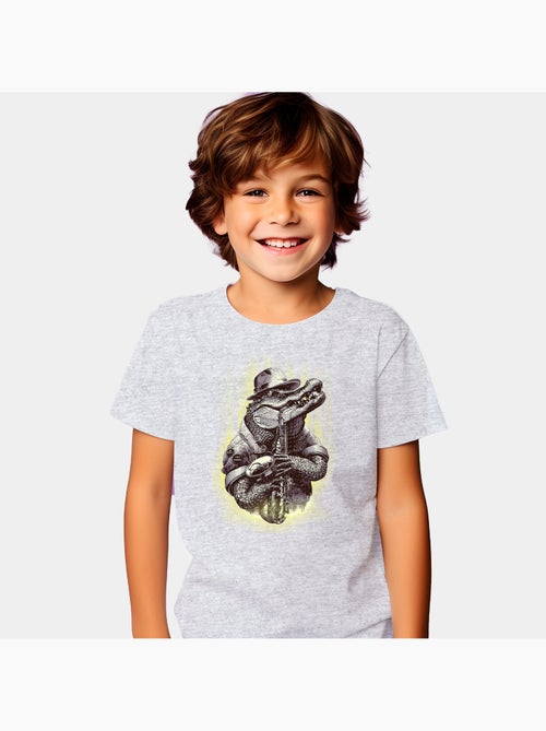 Camiseta infantil CROC ROCKER - Kiabi