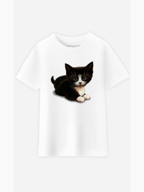 Camiseta infantil CUTE CAT - Kiabi
