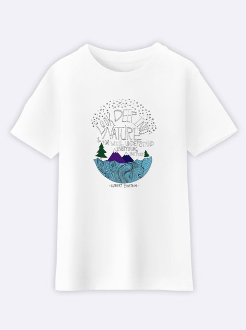 Camiseta infantil DEEP INTO NATURE - Kiabi