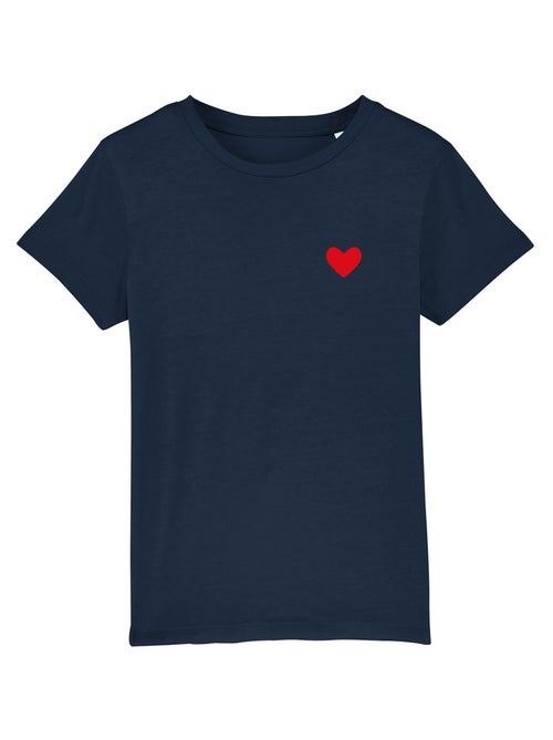 Camiseta infantil DESSIN PETIT COEUR - Kiabi