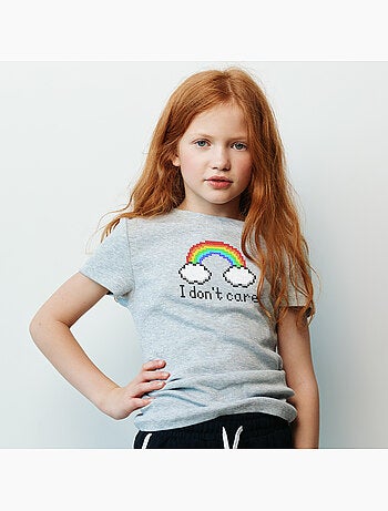 Camiseta infantil DON T CARE