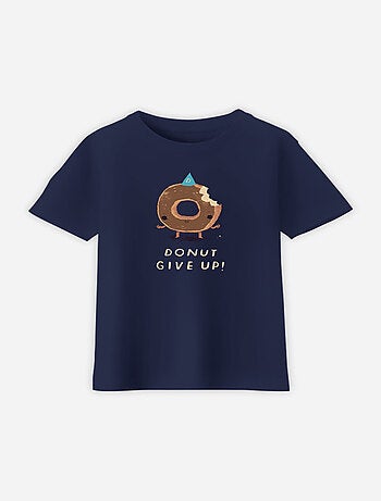Camiseta infantil DONUT GIVE UP