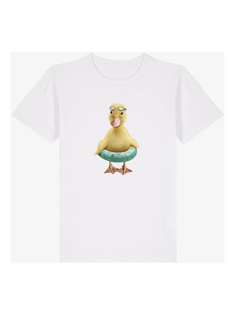 Camiseta infantil DUCK BOUEE Blanco - Kiabi