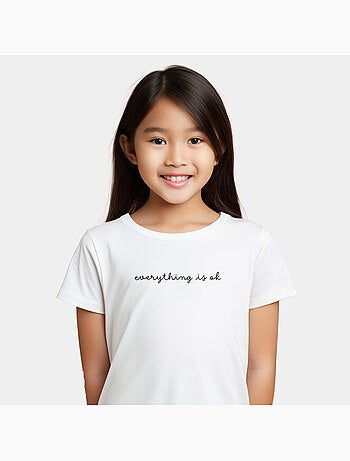 Camiseta infantil EVERYTHING IS OK