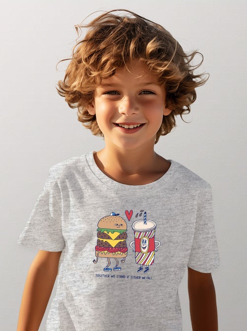 Camiseta infantil FAST LOVE - Kiabi