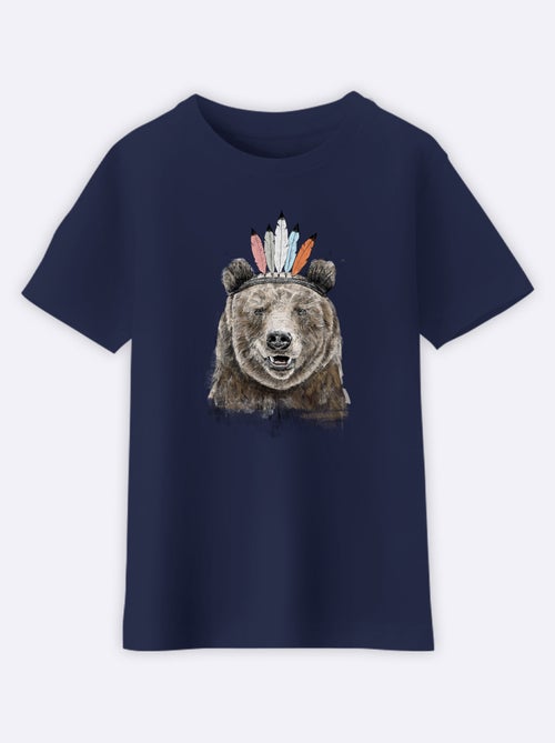 Camiseta infantil FESTIVAL BEAR - Kiabi