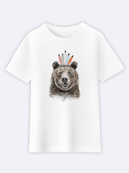 Camiseta infantil FESTIVAL BEAR - Kiabi