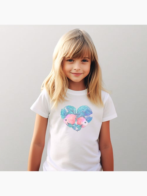 Camiseta infantil FISHES - Kiabi