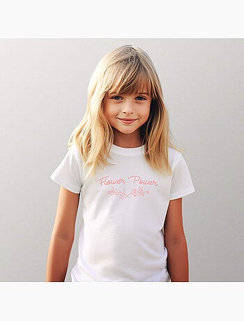 Camiseta infantil FLOWER-POWER