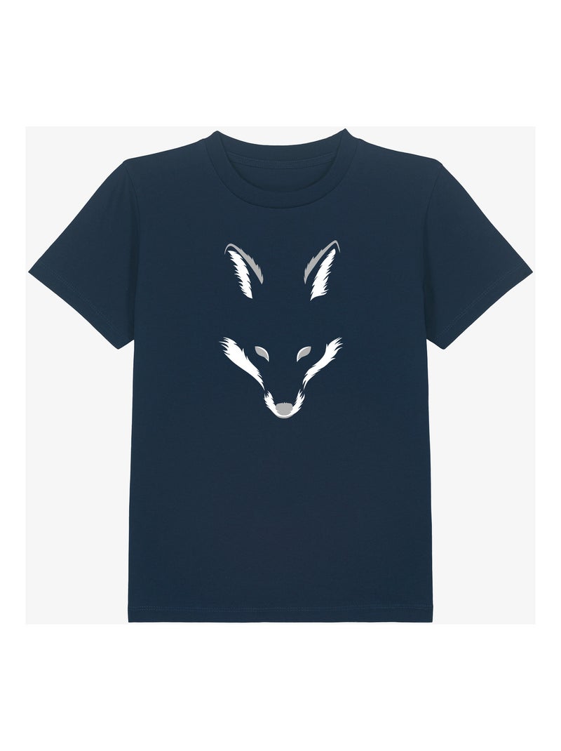 Camiseta infantil FOXY SHAPE Azul marino - Kiabi