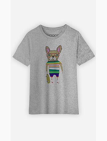 Camiseta infantil FRENCH BULLDOG SKATER