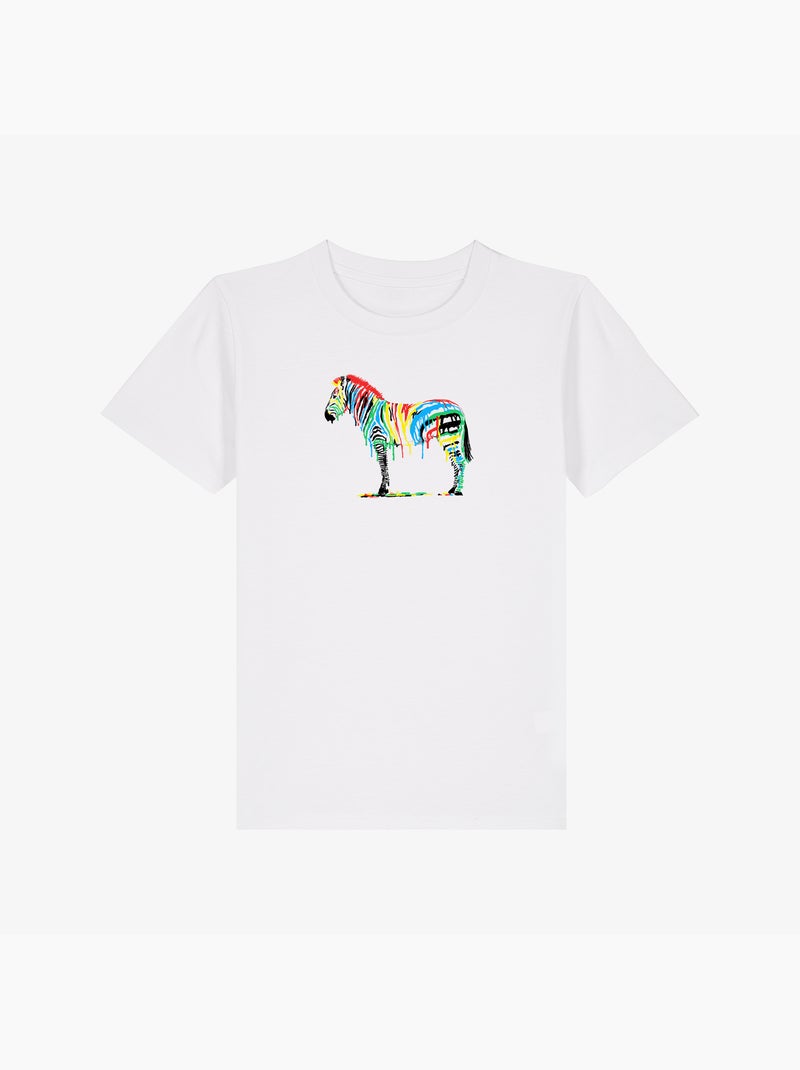 Camiseta infantil FRESH PAINT Blanco - Kiabi