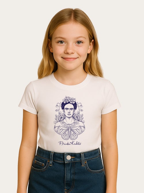 Camiseta infantil FRIDA KAHLO BUTTERFLY - Kiabi