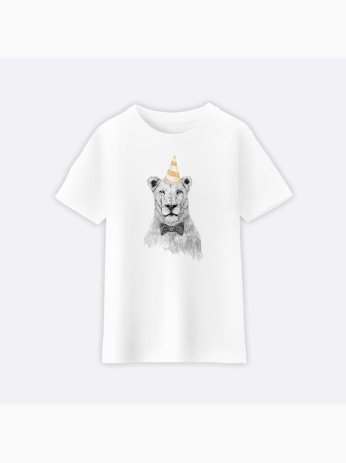 Camiseta infantil GET THE PARTY STARTED - Kiabi