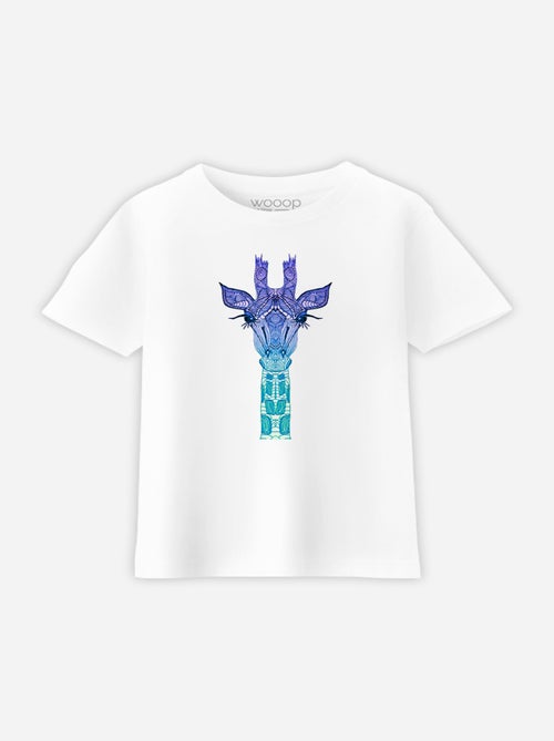 Camiseta infantil GIRAFFE MINT - Kiabi