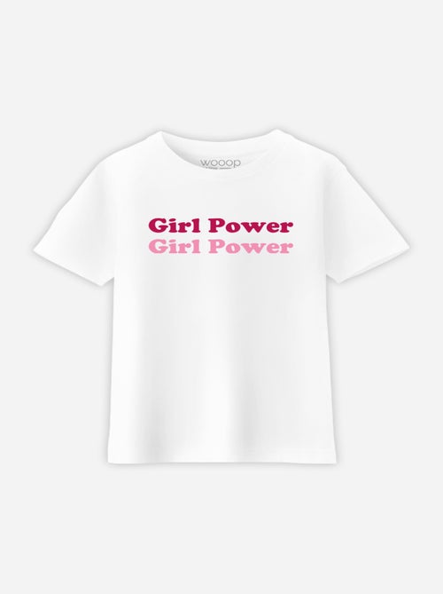 Camiseta infantil GIRL POWER - Kiabi Camiseta infantil GIRL POWER - Kiabi